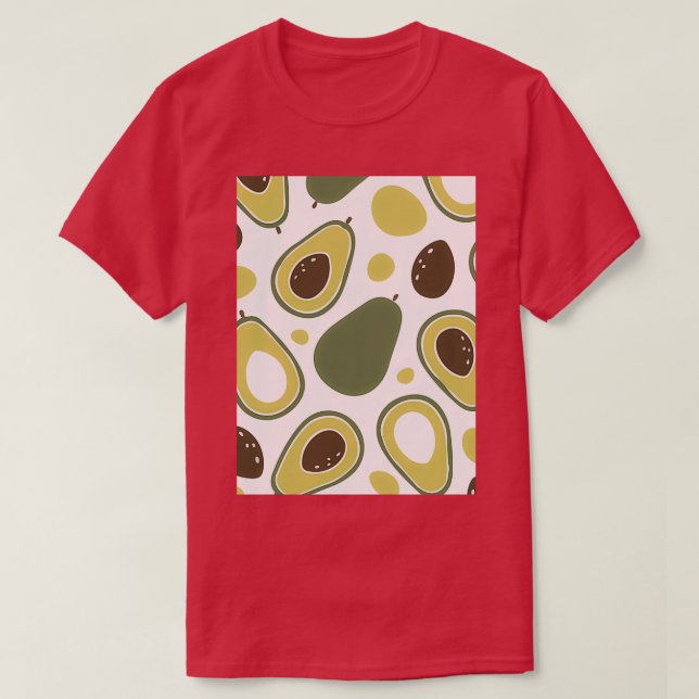 Avocado Flower Fruits Classic TShirt (Design Front)