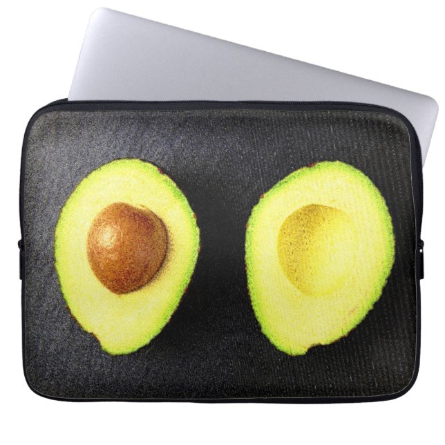 "Avocado Fruit" Cute Photo. Buy Now Laptop Sleeve (Front)