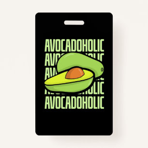 Avocado Fruit Food ID Badge