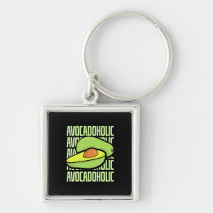 Avocado Fruit Food Key Ring