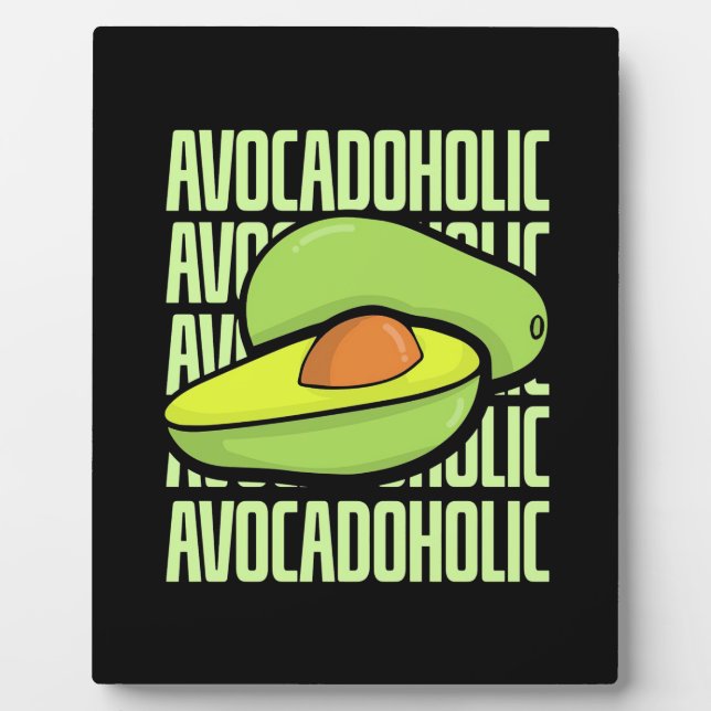 Avocado Fruit Food Plaque (Front)