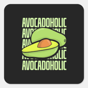 Avocado Fruit Food Square Sticker