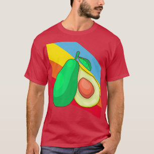 Avocado Fruit Food Vegan Vegetarian T-Shirt