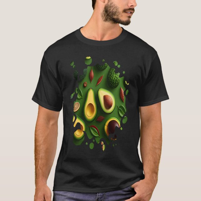 Avocado Fruit  Gardening Veggies Men Women T-Shirt (Front)