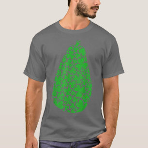 Avocado Fruit Lover Funny Shamrock Avocado St Patr T-Shirt