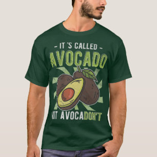 Avocado Fruit Meico Cinco De Mayo Vegan Diet Food  T-Shirt