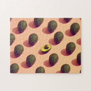 Avocado Fruit Potrait Jigsaw Puzzle