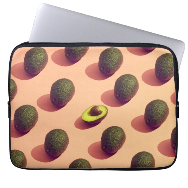 Avocado Fruit Potrait Laptop Sleeve (Front)