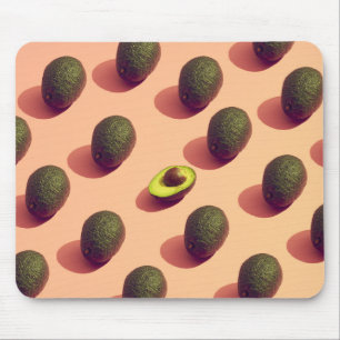 Avocado Fruit Potrait Mouse Mat