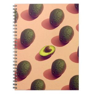 Avocado Fruit Potrait Notebook