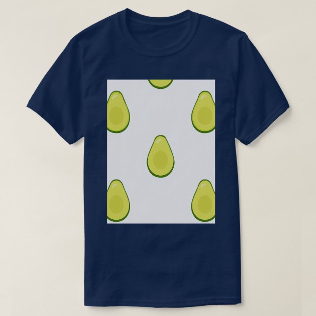 Avocado Fruits Fashion Tropical Culture T-Shirt (Design Front)