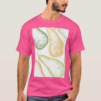 Avocado Fruits Fashion Veraneous Texture T-Shirt