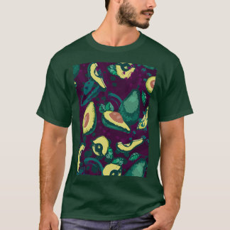 Avocado Fruits Fashion Woods Floral T-Shirt