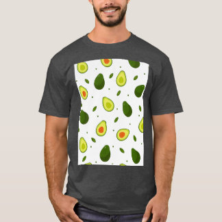 Avocado Fruits Form Leaves T-Shirt