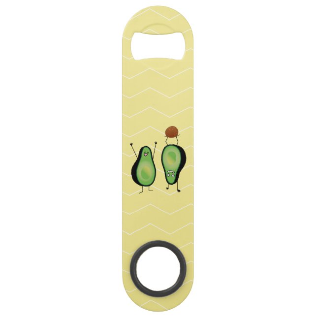 Avocado funny cheering handstand green pit (Front)