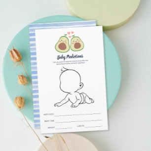 Avocado Gender Neutral Baby Shower Baby Prediction
