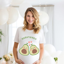 Avocado Gender Neutral Twins Mum to be