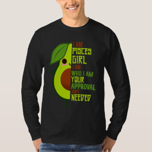Avocado Girl Pisces Born In February or March Quee T-Shirt