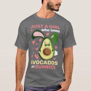 Avocado Girls Rabbit Women Cute Forest Animal Bunn T-Shirt