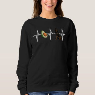 Avocado Gordon Setter Heartbeat Dog Sweatshirt