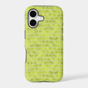 Avocado green and yellow dots