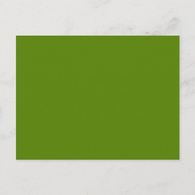 Avocado Green Background Postcard (Front)