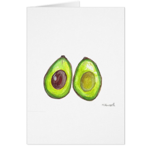 Avocado green fruit (Front)