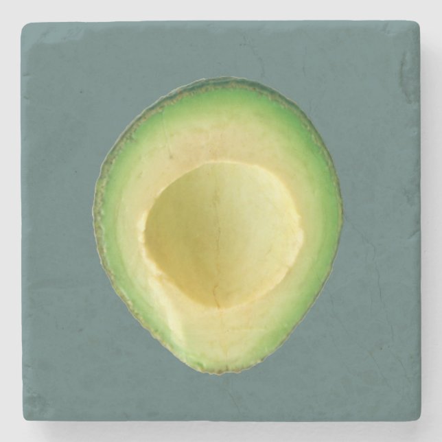 Avocado Green Guacamole 4Kenneth Stone Coaster (Front)
