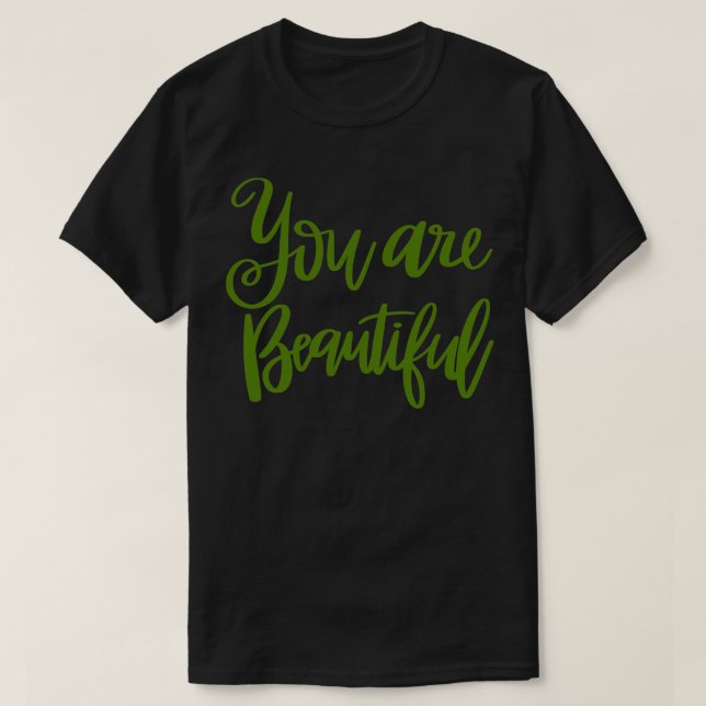 Avocado green Plain color T-Shirt (Design Front)