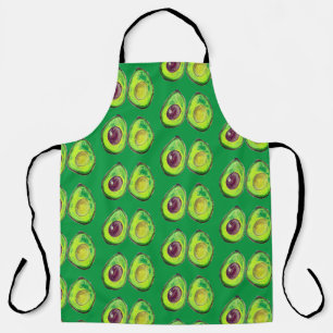 Avocado Green Vegan Foodie Vegeterian Foodie Apron