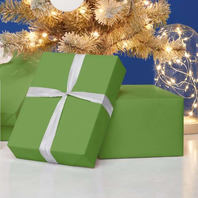 Avocado Green Wrapping Paper (Holidays)