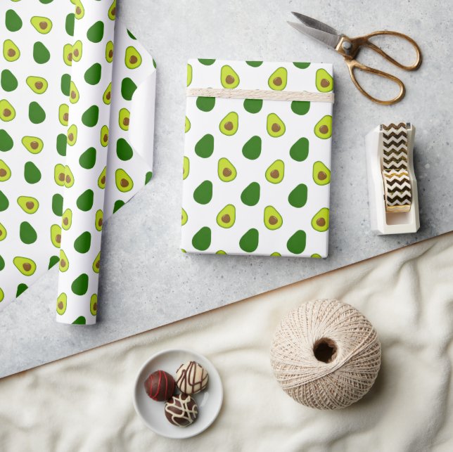 Avocado green wrapping paper. paper (Crafts)