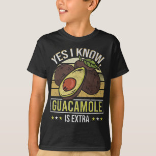 Avocado Guacamole Vegan Food Fruit Vegetarian Avoc T-Shirt