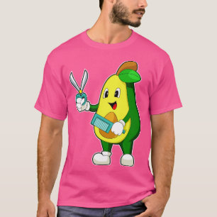 Avocado Hairdresser Scissors Comb T-Shirt