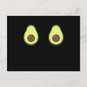 Avocado Halloween Costume Funny Avocados Postcard