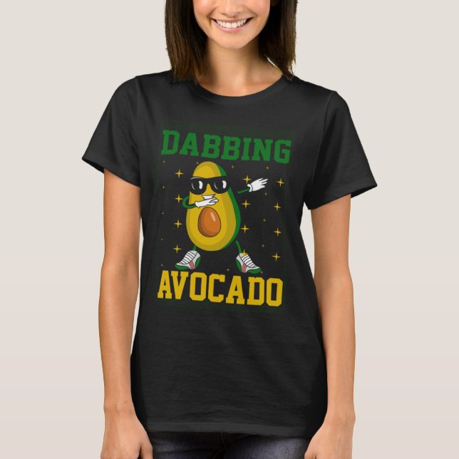 Avocado  Healthy Fruit Guacamole Vegetarian Vegan  T-Shirt (Front)