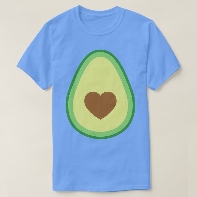 Avocado Heart Classic TShirt (Design Front)