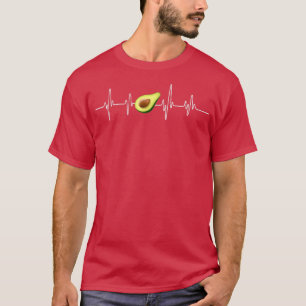 Avocado Heartbeat, avocado shirt for kids, avocado