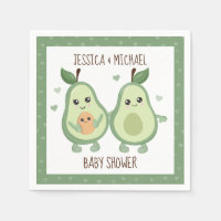 Avocado Holy Guacamole Baby Shower  Napkins
