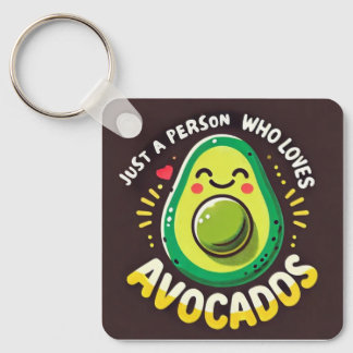 Avocado Hoodie Lover Key Ring