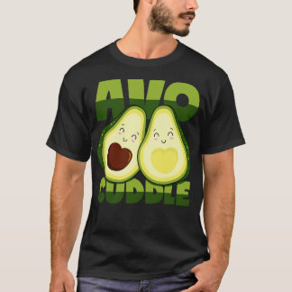 Avocado Hug Pun Cuddling Avocuddle  T-Shirt