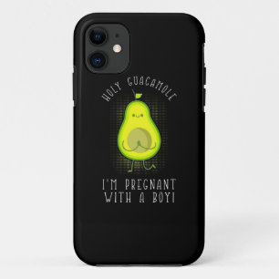 Avocado I Am Pregnant With A Boy iPhone 11 Case