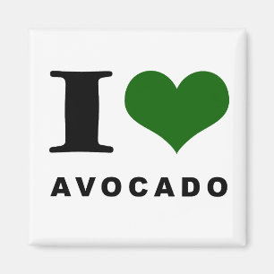 Avocado, I love avocado Magnet