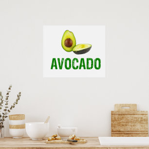 Avocado, I love avocado Poster