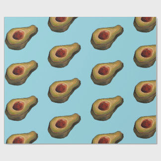 Avocado illusion  wrapping paper