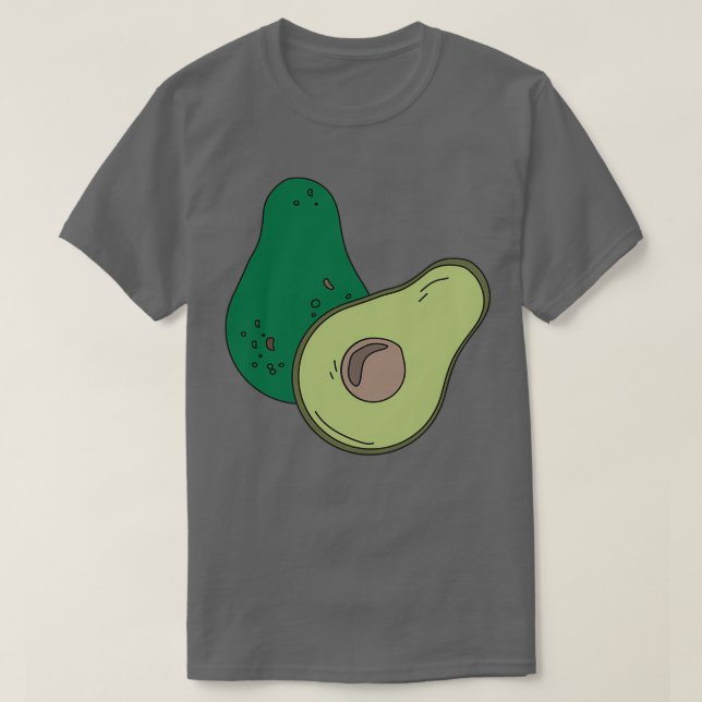 Avocado illustration T-Shirt (Design Front)