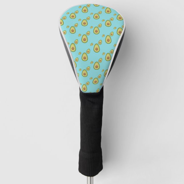 Avocado is My Spirit Fruit Golf Head Cover (Front)