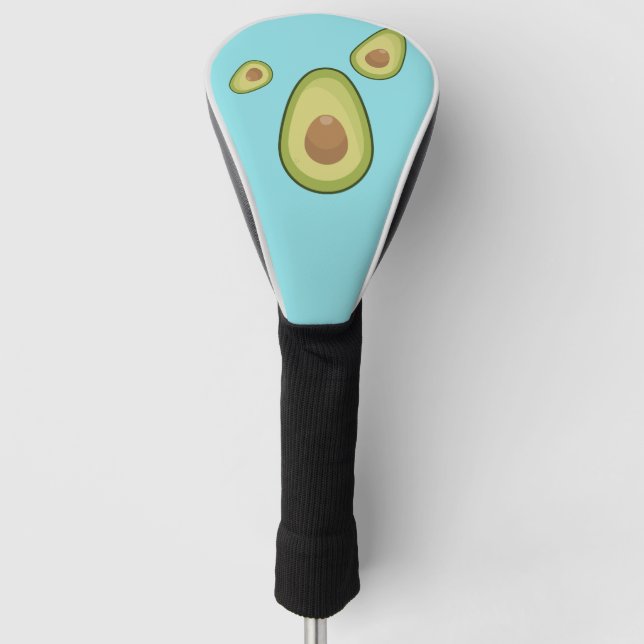 Avocado is My Spirit Fruit Golf Head Cover (Front)