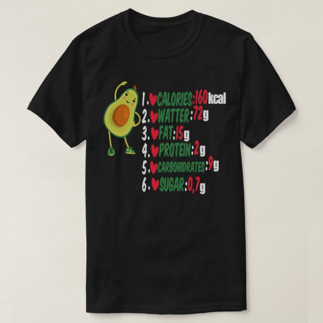 avocado is my valentinedad giftwife giftgirlfriend T-Shirt (Design Front)