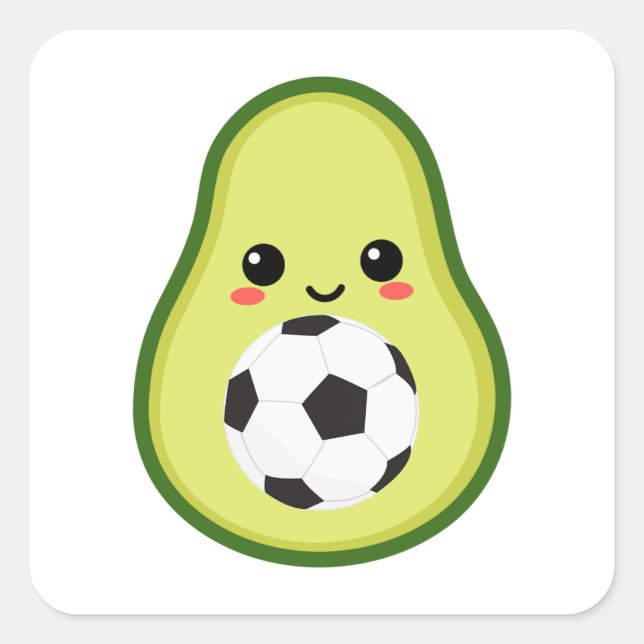 Avocado is the best square sticker (Front)